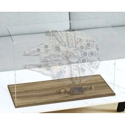 Afbeelding van Acryl Displaykast Compatibel Met Le go 75192 ​Millennium Falcon, Stofdichte Opberg En Organisatiedisplaybox Voor Model (Alleen Displaykast) B,3mm