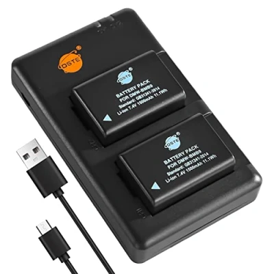 Afbeelding van DSTE 2 stuks DMW BMB9 (1500mAh/7.4V) batterijlader compatibel met Panasonic Lumix DMC FZ40, FZ48, FZ60, FZ62, FZ70, FZ72, FZ100, FZ150