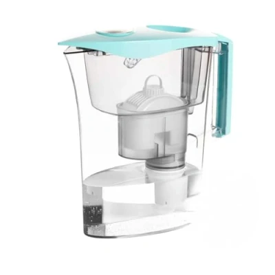 Afbeelding van Laica MicroPlastic STOP (UFSBE02) waterfilterkan 3 liter dubbele filtratie waterfilter verwijdert microplastics turquoise