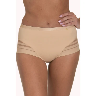 Afbeelding van Beige hoge panty slip Lisca Alegra Maat 50