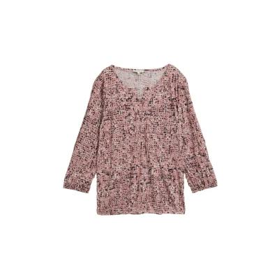 Afbeelding van Tom Tailor Crinkle blouse met patroon