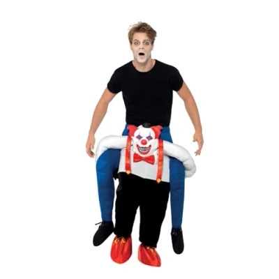 Afbeelding van Piggyback Sinister Clown Costume, Blue, One Piece Suit with Mock Legs