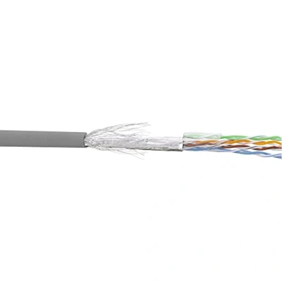 Afbeelding van InLine® Patchkabel Cat.5e, S FTP, AWG26, CCA, PVC, 100m, grijs