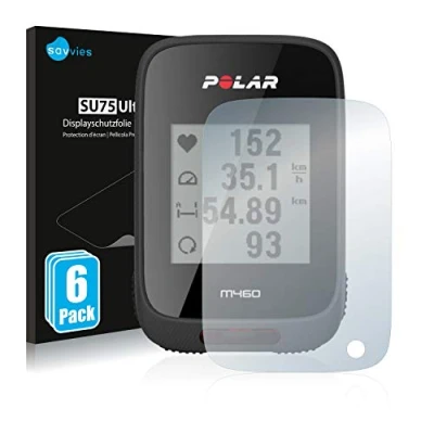 Afbeelding van Savvies Screenprotector voor Polar M460 Folie Beschermfolie transparant (6 Stuks)