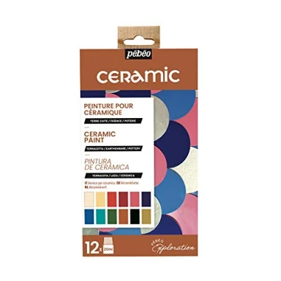 Afbeelding van Pebeo 757451 Keramische Explorer Set, Geassorteerd, 12X20ML