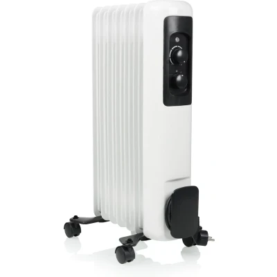 Afbeelding van Tristar Elektrische Kachel KA 5177 Olieradiator 3 warmtestanden Instelbare thermostaat 7 ribben Wit