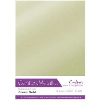 Afbeelding van Crafter&#039;s Companion Centura Metallic Green gold