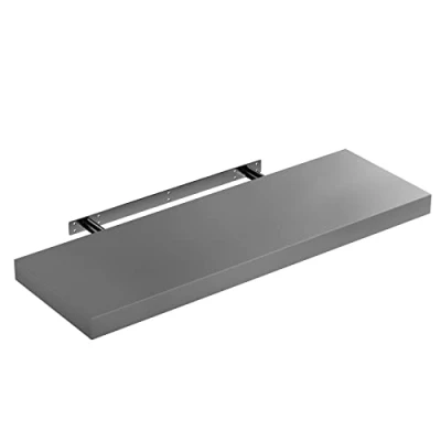 Afbeelding van Casaria Wandplank Zwevend 70 cm 15kg Belastbaar Mat Grijs