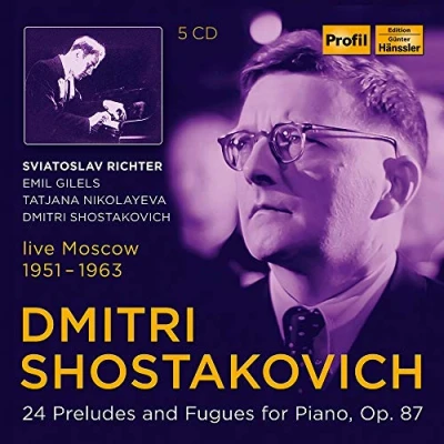 Afbeelding van Gilels &amp; Nikolayeva Shostakovich 24 Fugues / Preludes Op. 87 (5 CD)