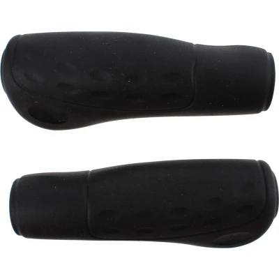 Afbeelding van Westphal Handvatten Ellipsis, 122/122mm zwart met softgrip (werkplaatsverpakking)