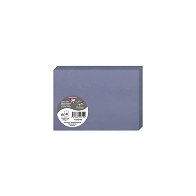 Afbeelding van Clairefontaine 22319C verpakking met 25 dubbele kaarten formaat C6 (11 x 15,5 cm) 210 g/m² kleur: vergeet mij nietjes uitnodigingskaart voor evenementen en correspondentie pollen serie