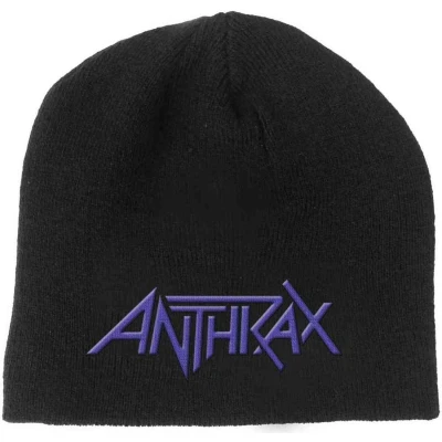 Afbeelding van Anthrax Logo Beanie Muts Zwart