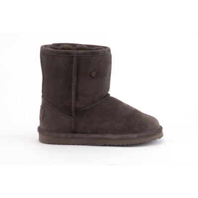 Afbeelding van Pantoffel Warmbat Women Kangaroo Suede Pebble Schoenmaat 38
