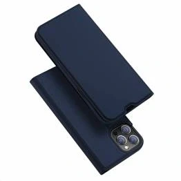 Afbeelding van DUX DUCIS iPhone 13 Pro Max 6,7&quot; hoesje met kaarthouder en klep blauw.