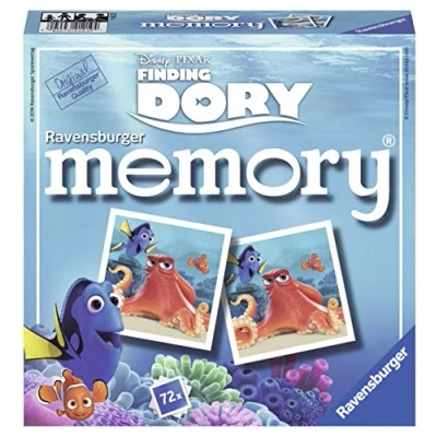Afbeelding van Ravensburger 21219 Dory Memory, de spelklassieker voor alle &quot;Dory&quot; fans, merkspel 2 8 spelers vanaf 4 jaar