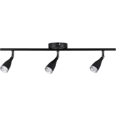 Afbeelding van V TAC VT 813 B N LED Plafondlamp met 3 spots IP20 Zwart 13.5W 1260 Lumen 3000K