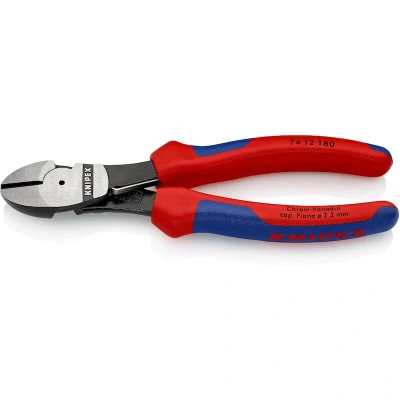 Afbeelding van Knipex 74 12 180 kracht zijsnijtang met veer mm