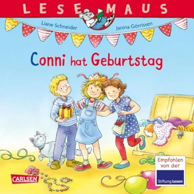 Afbeelding van LESEMAUS 80: Conni hat Geburtstag: Modernisierte Neuausgabe des Bilderbuchklassikers