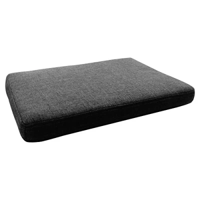 Afbeelding van Trendteam Smart Living 110030000 Zitkussen, garderobeszitbank, decoratief kussen, schoenenbank, zitkussen voor 49 x 5 32 cm, Grijs met ritssluiting en wasbaar op 30 Graden C