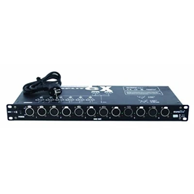 Afbeelding van Eurolite DMX Split 6X splitter 6 kanaals 19 inch bouwvorm