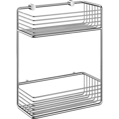 Afbeelding van Smedbo Douchedraadkorf Dubbel 25x10 cm Chroom