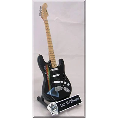 Afbeelding van DAVID GILMOUR Miniatuur Gitaar Pink Floyd (c) met plectrum