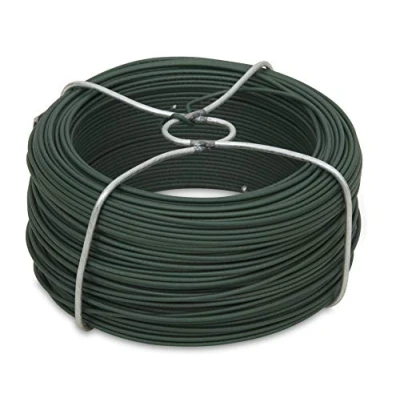 Afbeelding van Windhager Tuindraad, bloemendraad, binddraad, plantendraad, knutseldraad, verzinkt en ommanteld, groen, 60 m x 1,4 mm, 06226