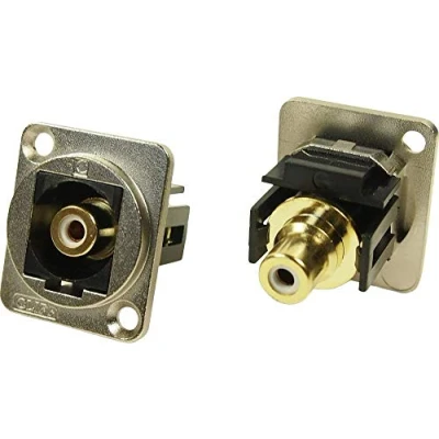 Afbeelding van XLR adapter cinch bus naar wit Adapter, inbouw CP30231M Cliff 1 stuk(s)