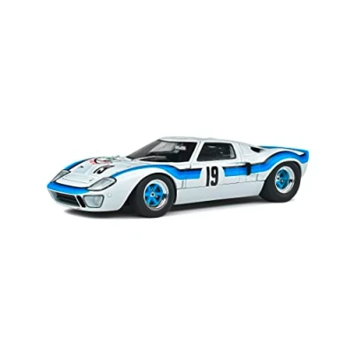 Afbeelding van De 1:18 Diecast Modelauto van Ford GT40 MKII #19 het Angola Championship 1973. fabrikant schaalmodel is Solido. Dit model alleen online verkrijgbaar.
