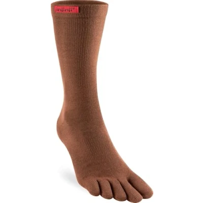 Afbeelding van Injinji Original Weight Crew Coolmax Unisex 052270 70 Braun M=40,5 44