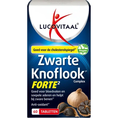 Afbeelding van 2x Lucovitaal Zwarte Knoflook Forte 60 tabletten