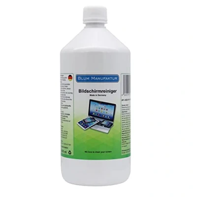 Afbeelding van Blum 1000ml schermreiniger (navulfles). Perfecte reiniging van alle schermen en displays. Vrij strepen zonder vlekken.
