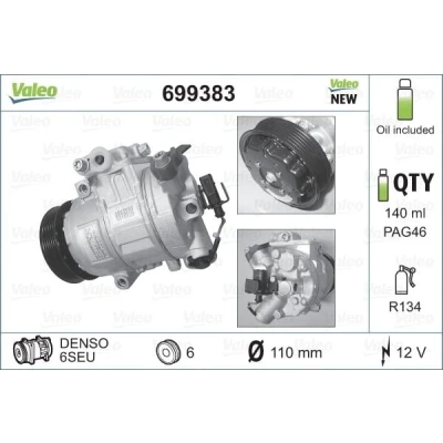 Afbeelding van Valeo Airco compressor 699383