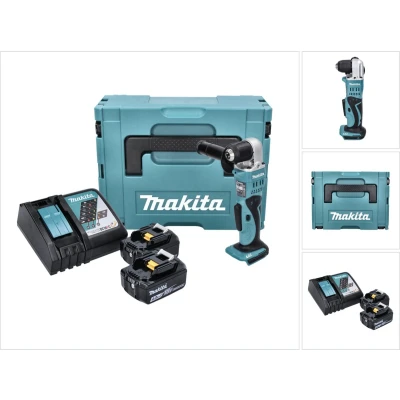 Afbeelding van Makita DDA 351 RMJ accu haakse boormachine 18 V 13,5 Nm + 2x 4.0 Ah lader Makpac