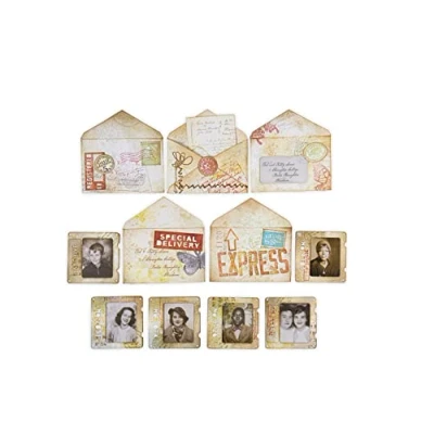 Afbeelding van Sizzix Thinlits Die Set 10PK Pumpkinhead, Colorize 665553 Tim Holtz (08 21)