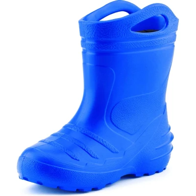 Afbeelding van Ladeheid LA KL 051 Kinder Regenlaarzen Rubber met Binnenschoen en Grepen Waterdicht EVA Wasbare Blauw 30