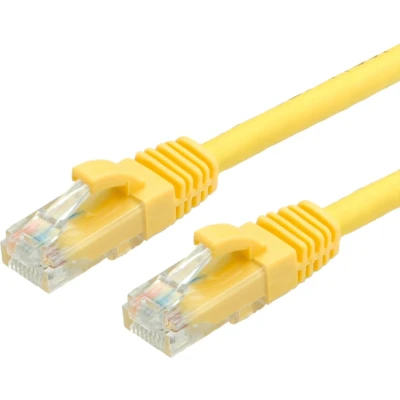 Afbeelding van Netwerkkabel Cat6a U/UTP 1 meter (Geel)
