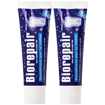 Afbeelding van Biorepair Mondelinge Care Tandpasta voor Notte 75 ml (2 stuks)