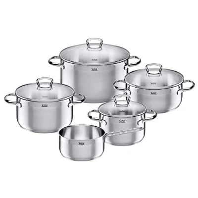 Afbeelding van Silit Pannenset Toscane Inductie (set, 9 delig)