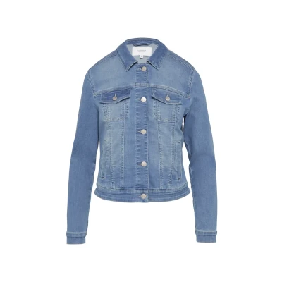 Afbeelding van comma casual identity Spijkerjas, Dames, Maat: 40, Blau