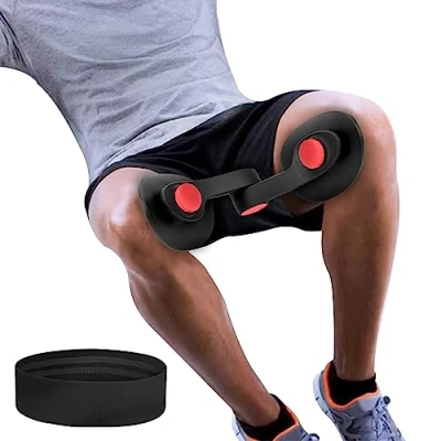 Afbeelding van Thigh Master Hip Trainer Trainingsapparaat, Dij Bekkenbodem Voor Postpartum Revalidatie Trimmer Binnendij Exerciser (Zwart)