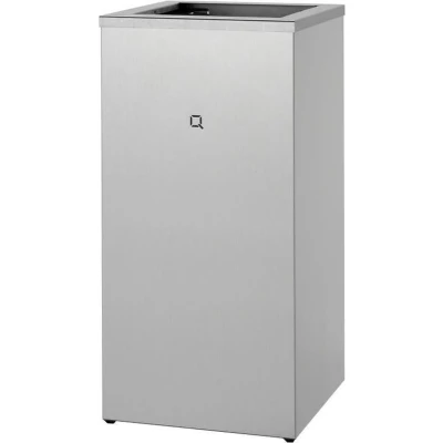 Afbeelding van Qbic line afvalbak open 85l QWBO85 SSL RVS