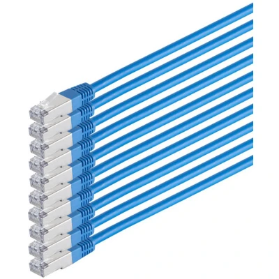 Afbeelding van Shiverpeaks S/CONN maximale connectiviteit Netwerkkabel patchkabel, cat 6, S/FTP, PIMF, halogeenvrij, VE10 (1 m),