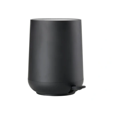 Afbeelding van Zone Denmark Pedaalemmer Nova One Soft Touch Zwart Black Ø23x29cm 5 Liter