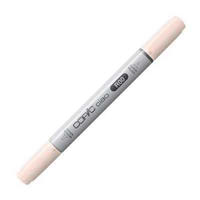 Afbeelding van COPIC Ciao Marker Type R 00, Pinkish White, veelzijdige layout marker, op alcoholbasis, met een medium breedte en brush tip