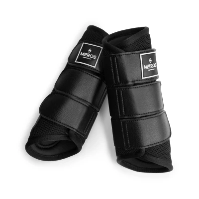 Afbeelding van Mrs. Ros Neopreen &amp; Mesh Peesbeschermers Performance Black Achter