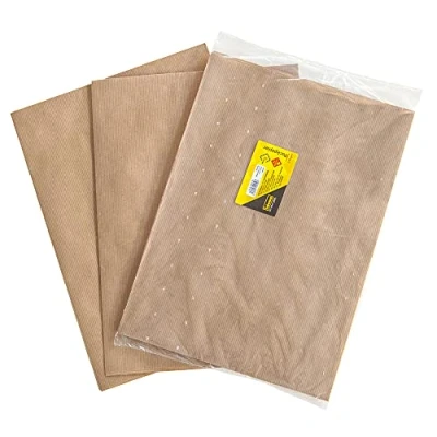 Afbeelding van Idena 50059 Inpakpapier 70x100 cm, 2 vel, 60g/m² sterk papier, kleur kraft, inpakpapier, kraftpapier, verpakking