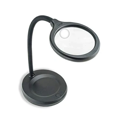 Afbeelding van Carson LM 30EU DeskBrite 300 COB LED 2x standloep, asferische hoofdlens, 5x spotlens, USB C adapter