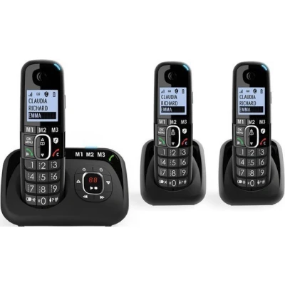 Afbeelding van Amplicomms Bigtel1583S BNL Trio Dect Set Met Antwoordapparaat