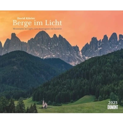 Afbeelding van Berge im Licht 2025 Wandkalender 60,0 x 50,0 cm Spiralbindung